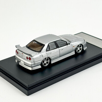 Mortal 1:64 Scale Silver Skyline ER34 25GT-t Sports Diecast Metal