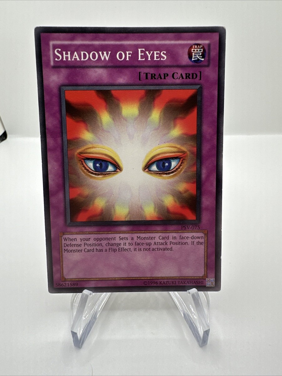shadow of eyes yugioh card Amazon.com: YU-GI-OH! - Shadow of Eyes (LCJW-EN109) - Legendary Collection 4: Joey's World - 1st Edition