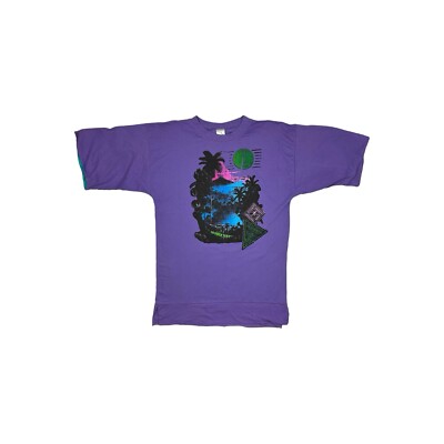 Vintage Ocean Pacific Alien Graphic T-Shirt Herren One Size Deadstock