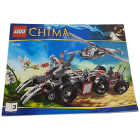Lego 70009 CHIMA Worrizs Combat Lair INSTRUCTION MANUALS ONLY 2013 Retired 8+ Gd