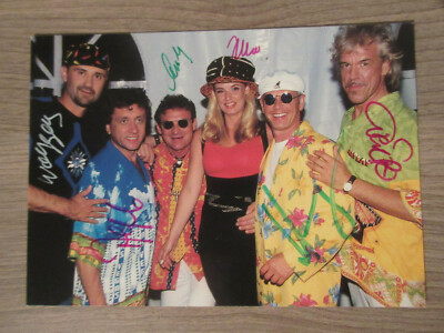 Saragossa Band original handsignierte Autogrammkarte / Musik T20