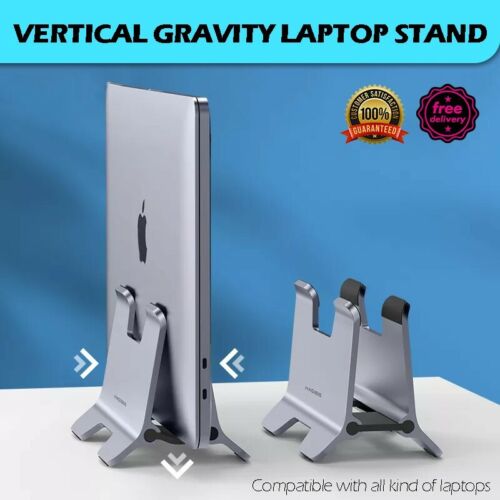 Vertical Gravity Laptop Notebook Holder Stand Dock for Apple MacBook Air Pro USA - Picture 1 of 7