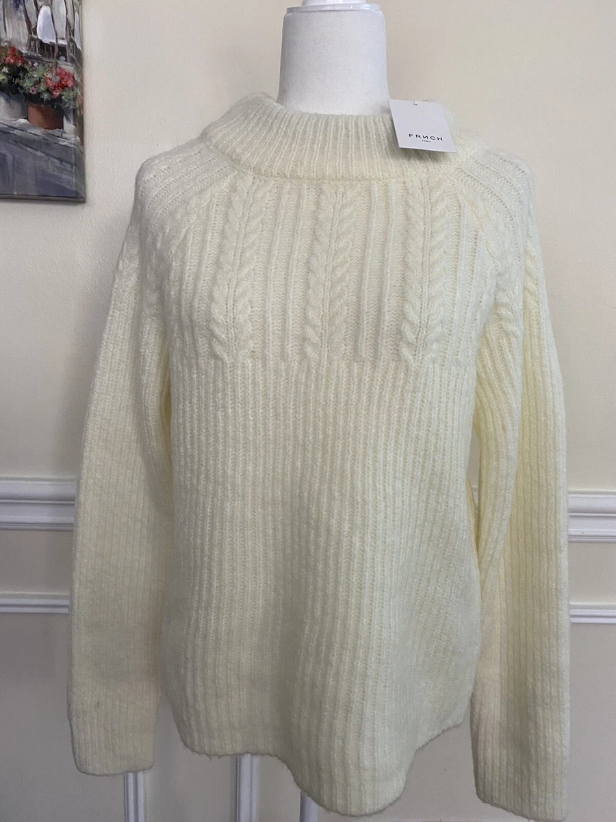 Warm top knit sweater