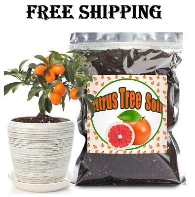 Citrus Tree Potting Soil Mix, Organic Loamy Potting Soil for Potted Lemon  or Lim | eBay