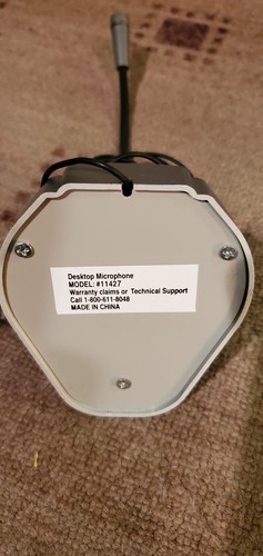COMPACT COMPUTER MICROPHONE STEREO MODLE 11427 NEW - Picture 4 of 4