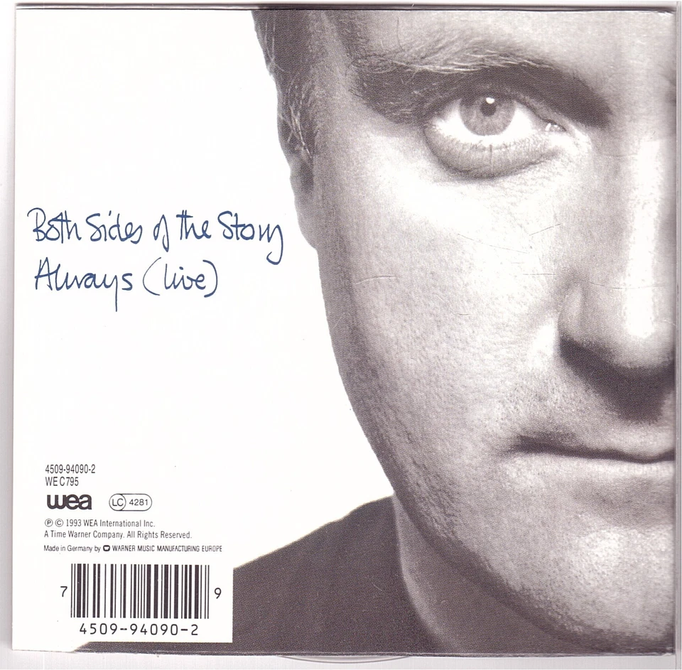 Phil Collins - Both Sides Of The Story (Single-CD 1993) - Bild 3 von 3