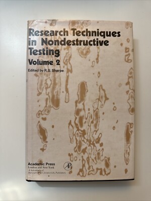Signed! Research Techniques in Non-Destructive Testing Vol 2 by Sharpe HCDJ 1st