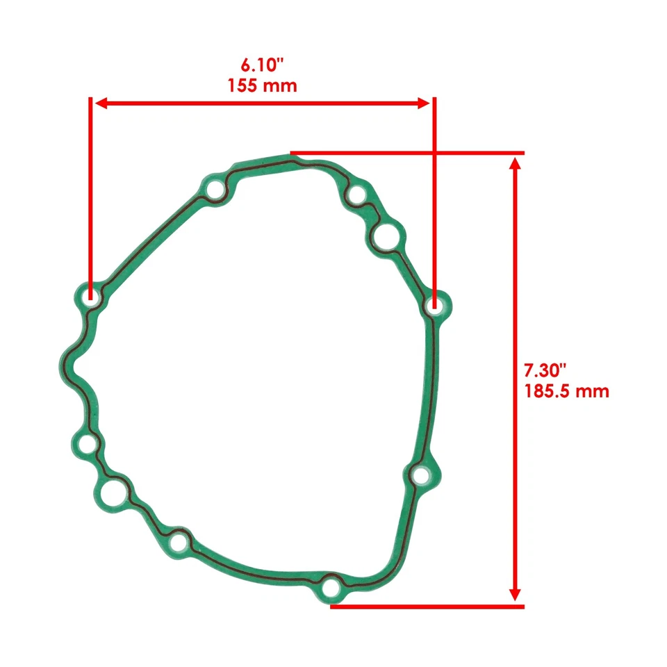 Regulador rectificador de estator y junta para Honda CBR600RR 2003 2004 2005 2006 Foto 4 de 4