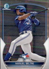 2023 BOWMAN CHROME PROSPECT CARD TORONTO BLUE JAYS MANUEL BELTRE #BCP-79