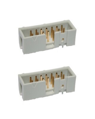 Wannenstecker 2x7Pin gerade zweireihig Arduino Raspberry Pi 2 Stück (0078)
