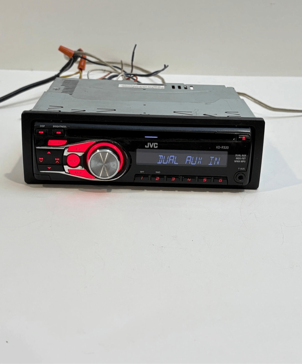 JVC KD-R320 CD Stereo Receiver Removeable Faceplate Bluetooth