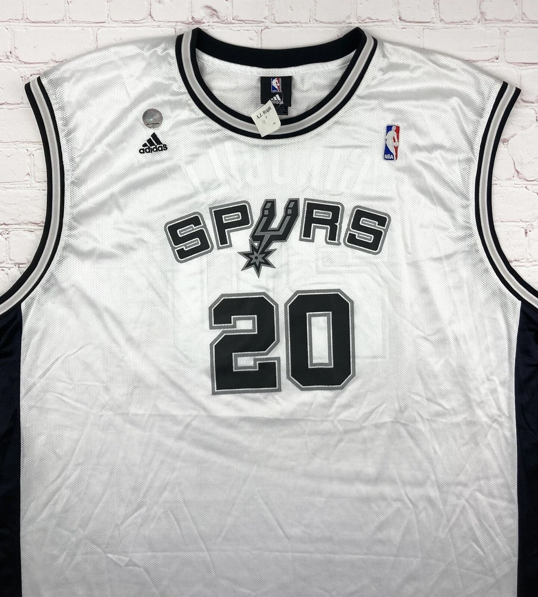 adidas Men'S Manu Ginobili San Antonio Spurs Enebea Player T-Shirt in White for Men