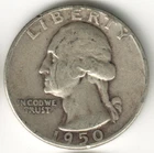 USA - 1950D - Washington ¼ $ - Silver Eagle - Low Mintage - #16259RG