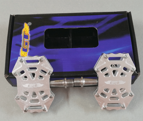 Vintage Old School GT BMX Bicycle Bike Alloy Pedals 9/16 Flat-Platform Spider - Picture 3 of 5