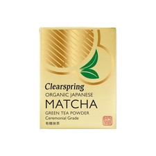 Boîte de thé vert Matcha bio Clearspring qualité cérémonielle - 30 g