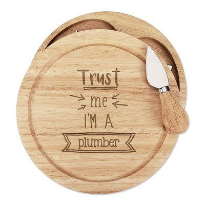 Trust Me I'm A Plumber Käsebrett Messer Set Lustig Bester Favorit