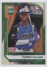 2021 Panini Elite Extra Edition Status Green 362/499 Yoffry Solano #189 0q3