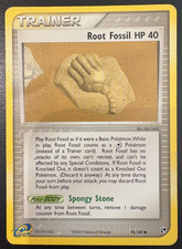 Root Fossil 92/100 Common EX Sandstorm Pokemon LP/MP **