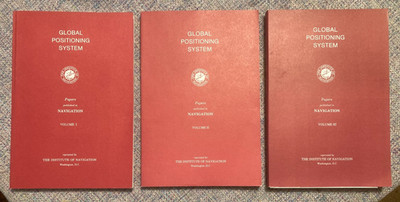 3 vols GLOBAL POSITIONING SYSTEM Navigation 1980-86 satellite equipment NAVSTAR