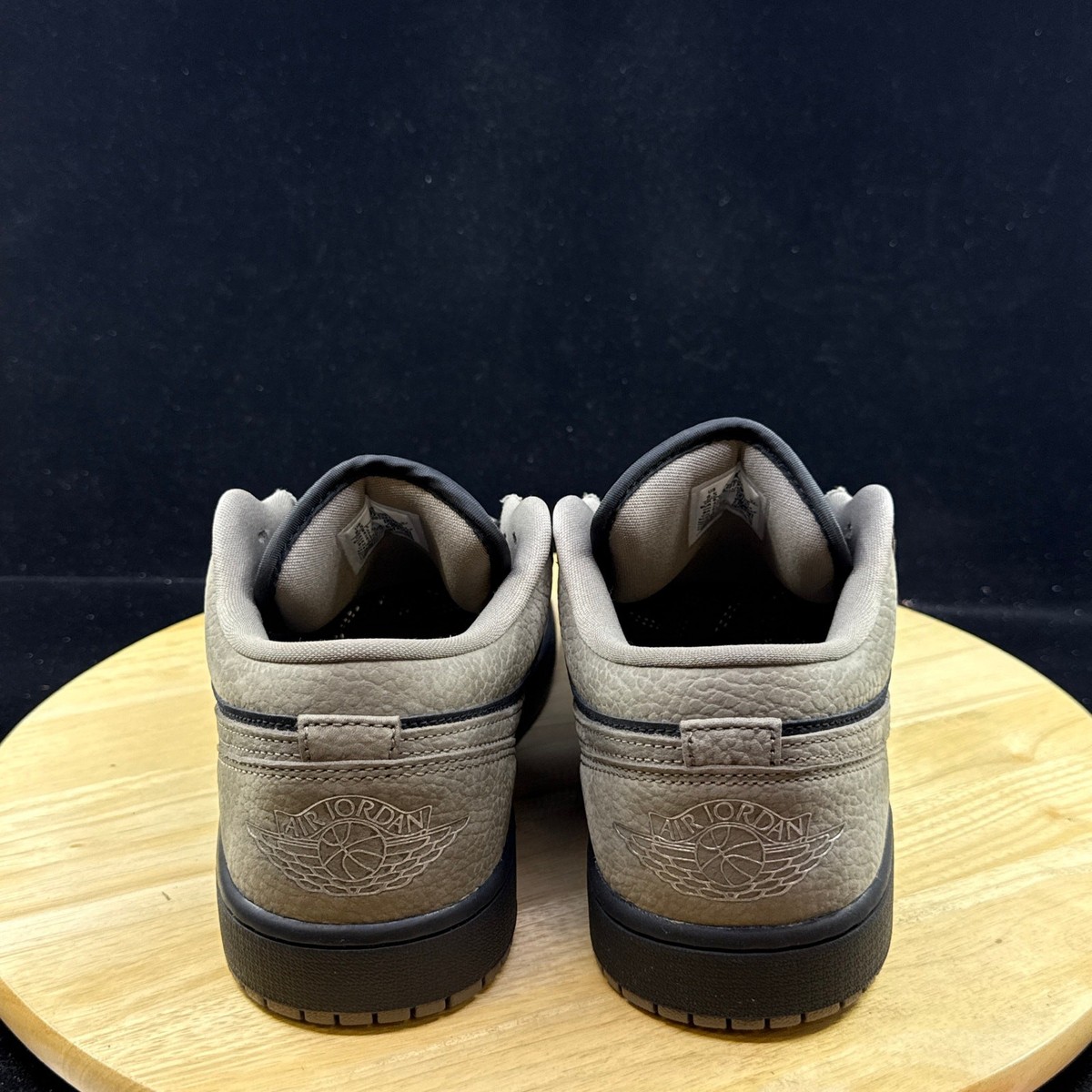 Nike Air Jordan 1 Low Shoes Black Olive Gray Mango IB7109 