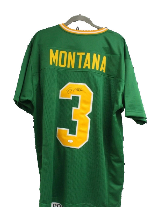 Joe Montana Autographed Notre Dame Jersey - JSA Cert (C31017497)