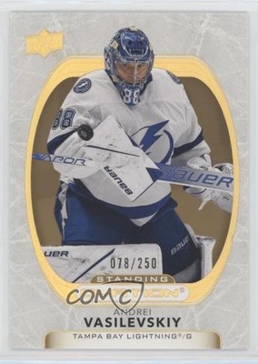 2021 Upper Deck Ovation Gold Spectrum Standing 78/250 Andrei Vasilevskiy #85 2d8