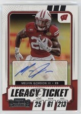 2021 Panini Contenders Draft Picks Legacy Ticket Melvin Gordon III Auto 1ik5