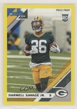 2019 Panini Donruss Rookies Press Proof Yellow Darnell Savage Jr #259 yj6