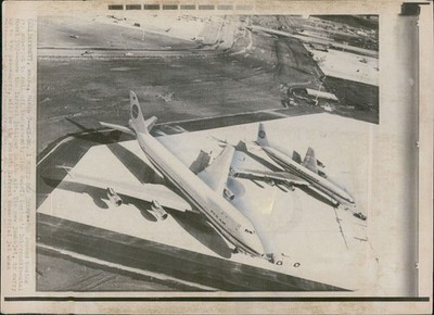 1968 Everett Wa Boeing 747 Intercontinental Superjet Jumbo Flight Wirephoto 8x10