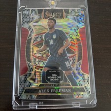 Marketplace image: SuperFractor Panini Prizm FIFA World Cup 2026 Alex Freeman Rookie 1/1 USA