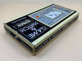 Nintendo Game & Watch Green VERMIN MT-03 Silver Series 1980 With Box