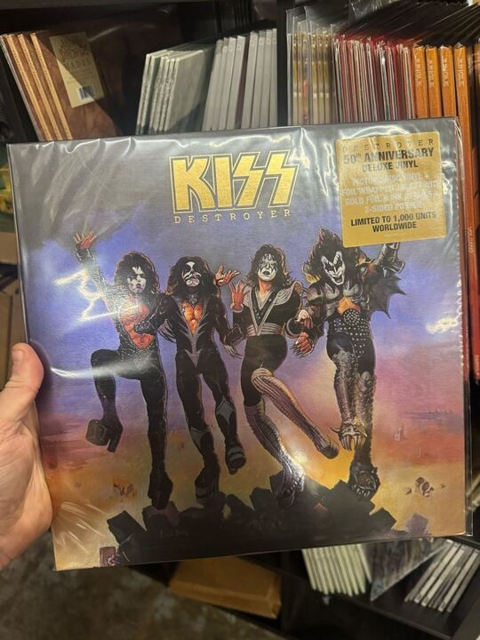 激レア　KISS DEATROYER 円盤 KISS Destroyer 50th Anniversary Deluxe Picture Disc Vinyl W