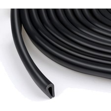 Rubber U Channel Edge Trim, Door Seal Strip, Fits Edge up to 1/16 Inch 1. 6mm...