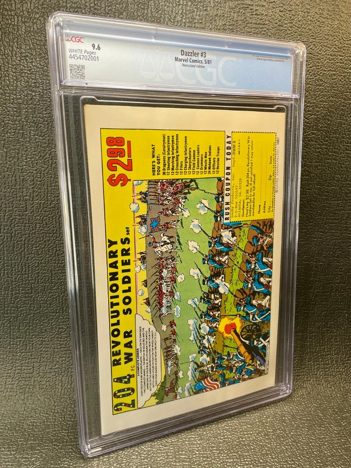 Marvel Comics: Dazzler #3, Newsstand (1981) CGC 9.6 (Doctor Doom & Fantastic 4) - Image 2 of 4