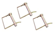  #00845, Double Wire Lock Pin Hitch 1/4” Dia. x 2 1/2” Long Square, Tabbed