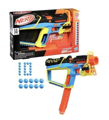 Nerf Rival Mirage XXIV-800 Blaster - 10 Nerf Rival Accu-Runden - 2 Möglichkeiten zum Laden