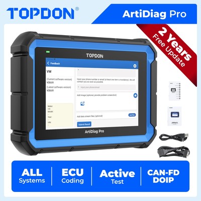  2025 TOPDON ArtiDiag PRO Car Diagnostic Scanner Full System Diagnostic Tool