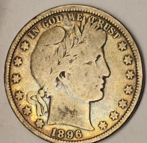 1896 Barber Half Dollar - Fine (#59565-L)
