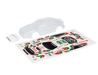 Carisma GT24 1/24 Castrol Toyota Celica GT-Four WRC Clear RC Car Body