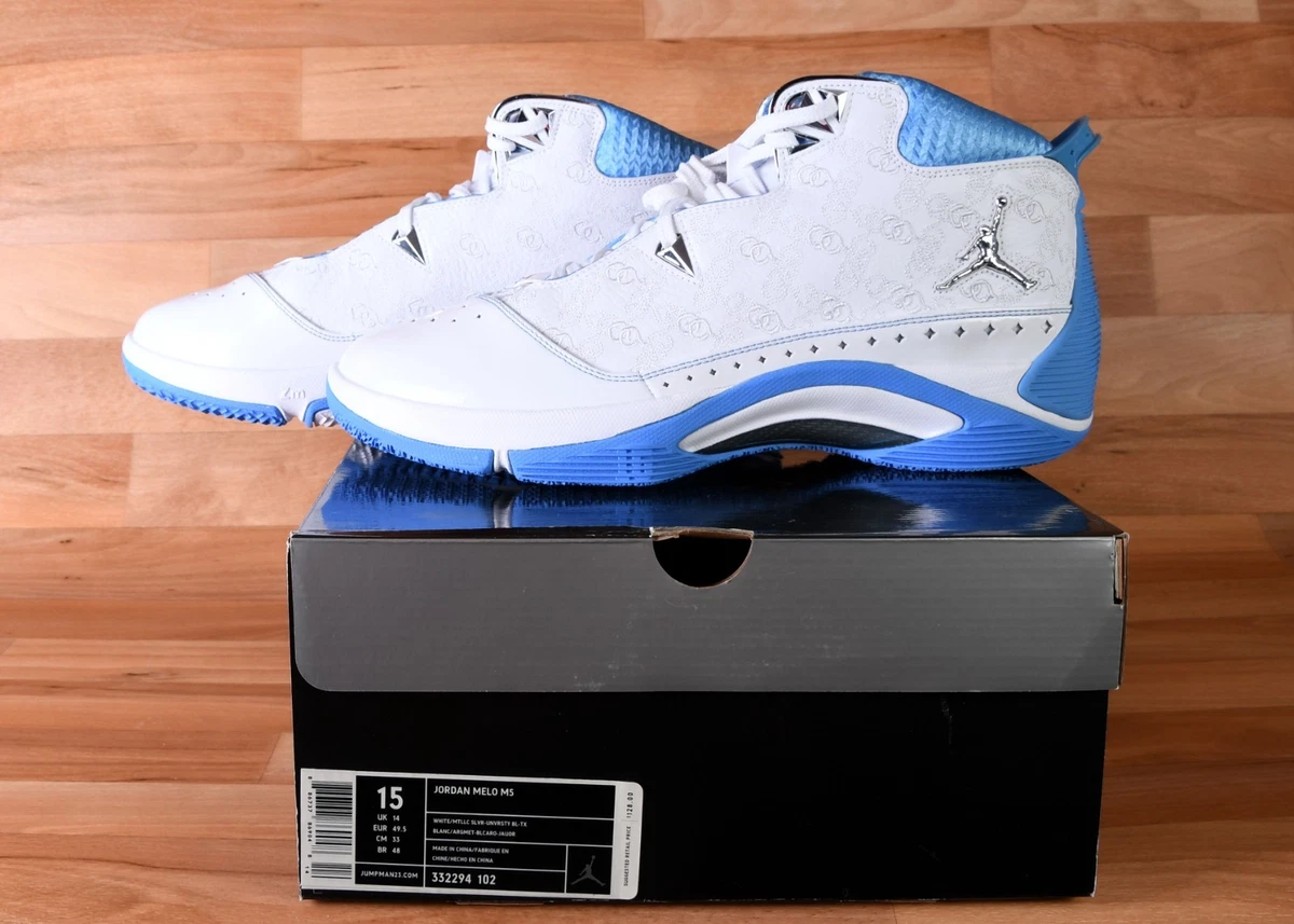 Jordan Melo M5 University Blue for Sale | Authenticity Guaranteed 