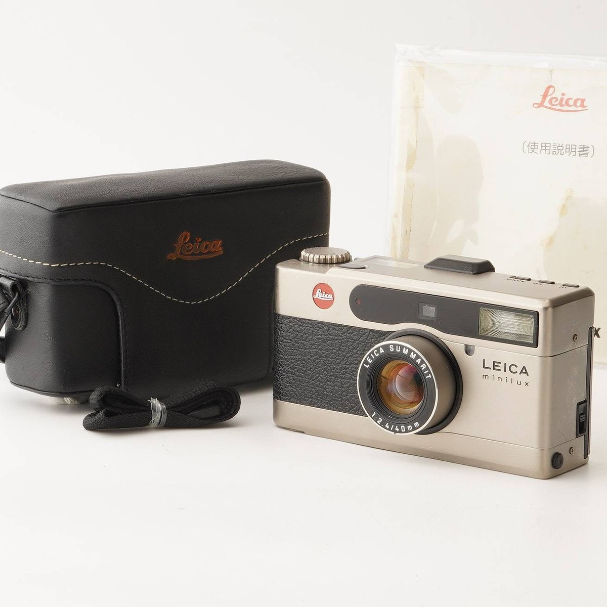 Leica minilux / SUMMARIT 40mm f/2.4 Compact Film Camera | eBay