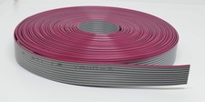 10Pin 33 Feet Roll IDC Silver Flat Ribbon Cable For 2.54mm Connectors