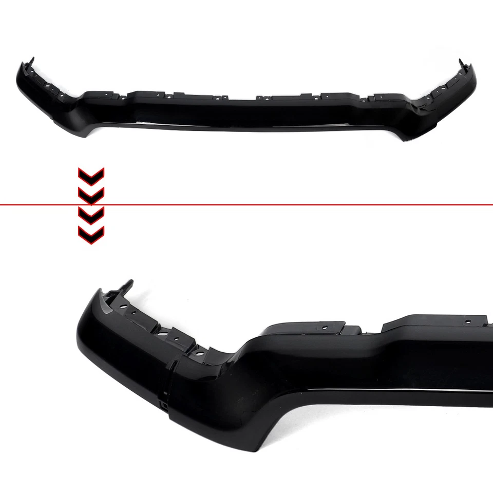 Diamond Black Front Upper Grille Molding Trim For 2019 2020-2024 Ram 2500 3500 - Image 3 of 4