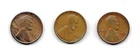 1912, 1912D, 1912S LINCOLN WHEAT PENNIES