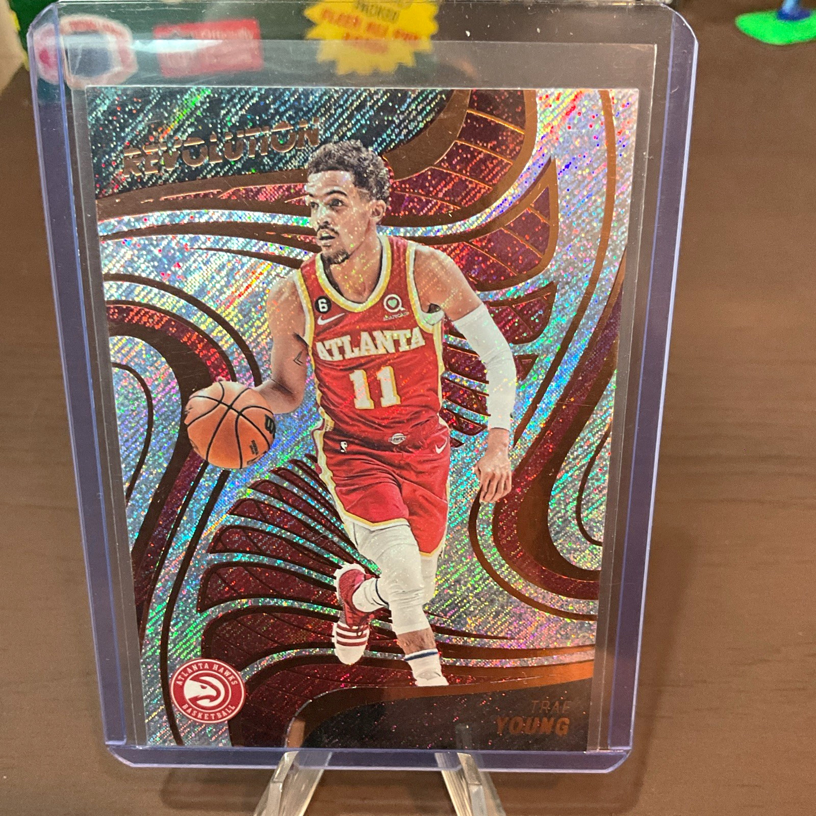 Panini 2022-23 Revolution Trae Young Cubic Parallel #84 Atlanta Hawks