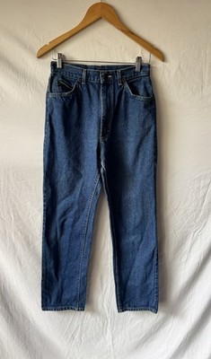 Lee Vintage Denim Jeans Size M Dark Blue Made In USA 