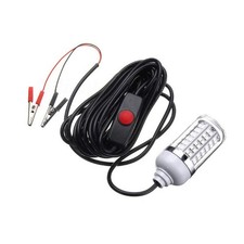 LED Underwater Light 12V-24V Lure Bait Fish Finder Lamp Squid Attracting Light v