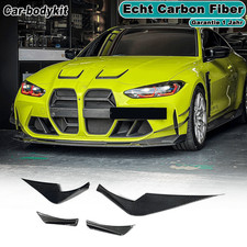 Carbon Flaps Flossen Canards Front Wings Spoiler Splitter für BMW G82 M4 2021-24
