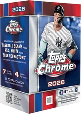 2026 TOPPS Chrome Baseball Value Pack BRAND NEW SEALED