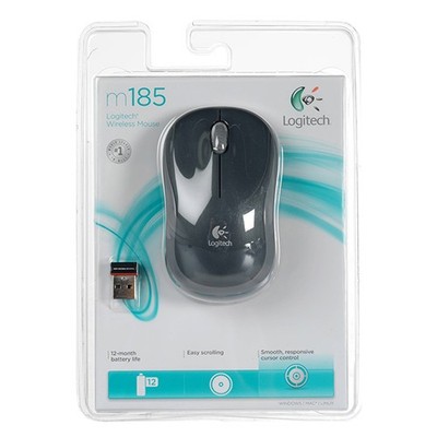Logitech M185 Wireless Mouse 910-002225 - Brand New!